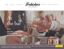Tablet Screenshot of frobishers.com